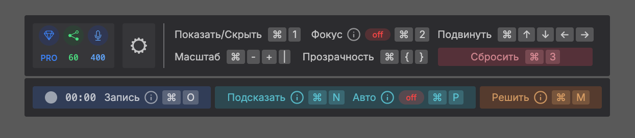 Горячие клавиши ХакСобес